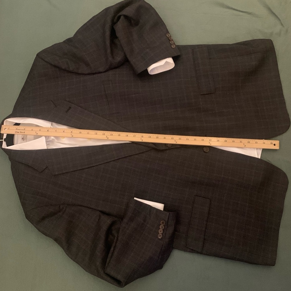 HART SCHAFFNER MARX Wool 2 Button Sport Jacket - Picture 6 of 7